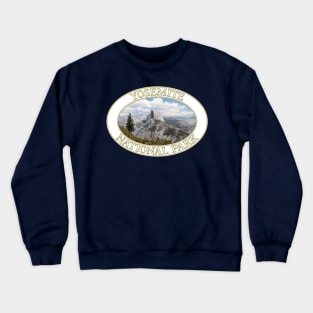 Half Dome at Yosemite National Park in California Crewneck Sweatshirt